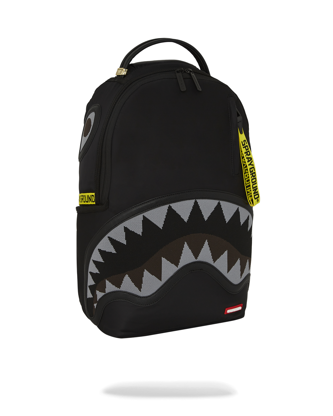 Sprayground Zaino Big Backpack Scuola City Viaggio Shark yellow tape B7736