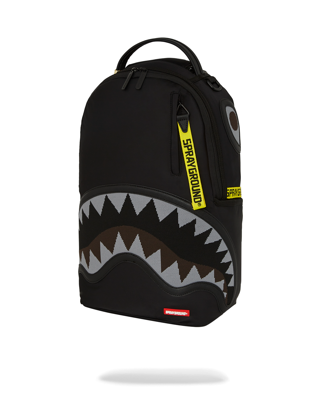 Sprayground Zaino Big Backpack Scuola City Viaggio Shark yellow tape B7736