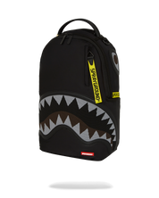 Sprayground Zaino Big Backpack Scuola City Viaggio Shark yellow tape B7736