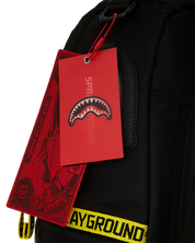 Sprayground Zaino Big Backpack Scuola City Viaggio Shark yellow tape B7736