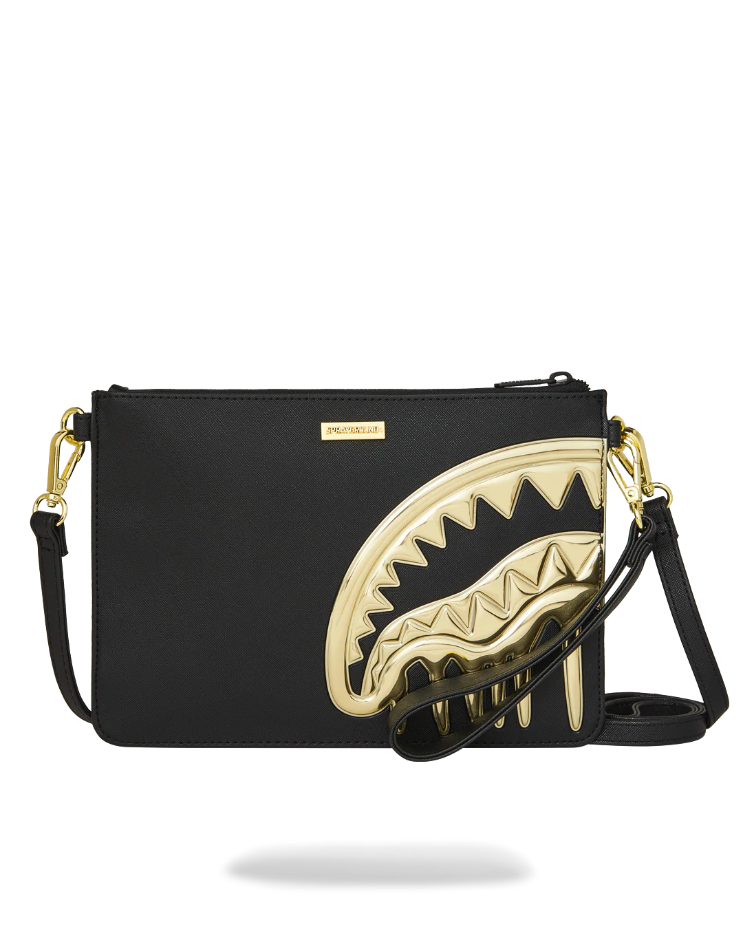Sprayground Borsa pochette Crossbody Bag clutch pochette polsiera gold