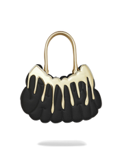 Sprayground Borsa bauletto a mano handbag black gold 16x30x11 cm
