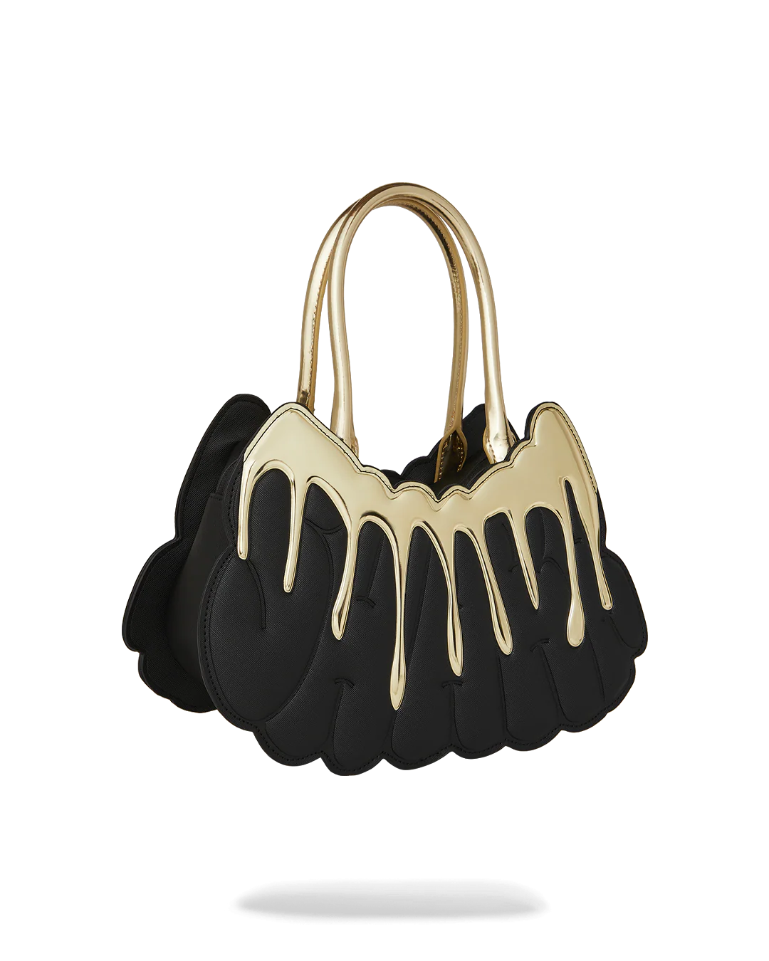 Sprayground Borsa bauletto a mano handbag black gold 16x30x11 cm