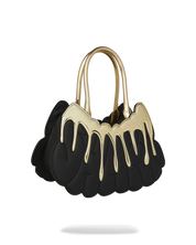 Sprayground Borsa bauletto a mano handbag black gold 16x30x11 cm