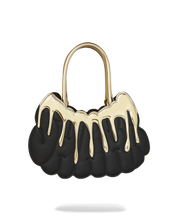 Sprayground Borsa bauletto a mano handbag black gold 16x30x11 cm