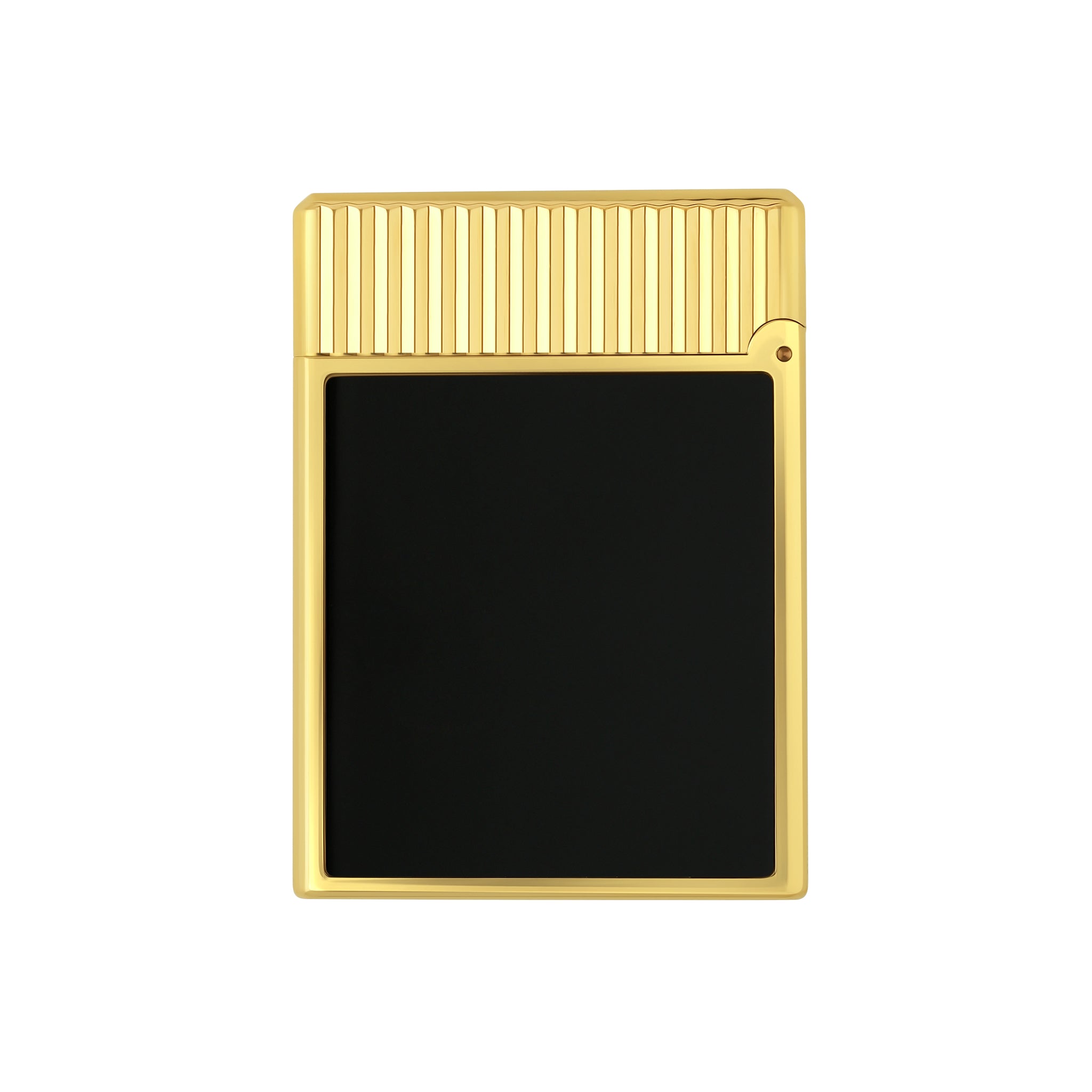 S.t.dupont accendino ligne 1 ottone Made in France Cling 51x37x12 mm Nero ORO