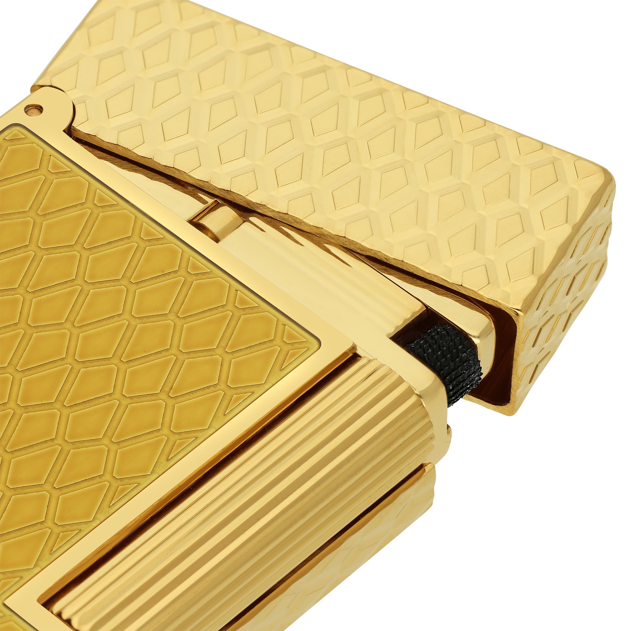 S.t.dupont accendino ligne 2 Lacca Dragon Miele uomo donna c16630