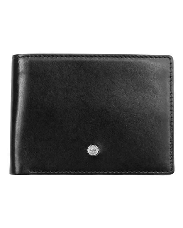 Agspalding&amp;bros. Horizontal Wallet With 4 Compartments Cc Holder Black Men