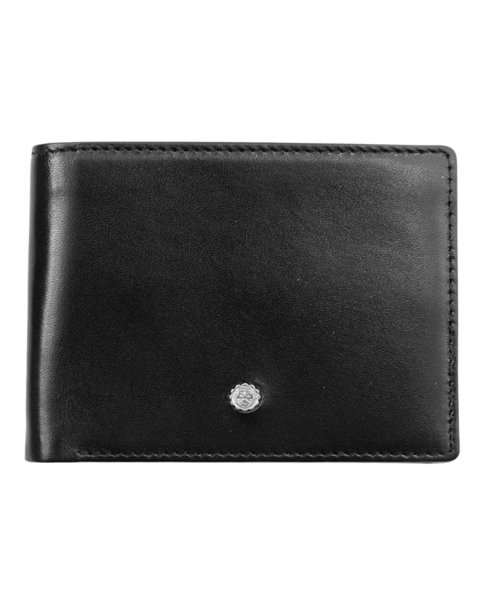 Agspalding&amp;bros. Horizontal Wallet With 4 Compartments Cc Holder Black Men 1