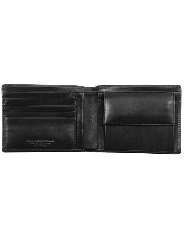 Agspalding&amp;bros. Horizontal Wallet With 4 Compartments Cc Holder Black Men-2