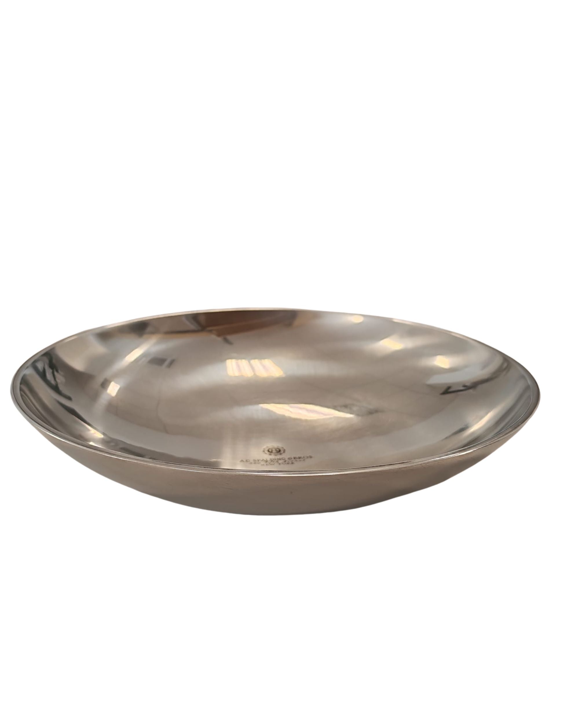 A.g.spalding&bros. Piatto Bowl Rotondo Centrotavola Argento Unisex