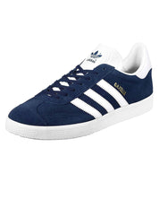 Adidas Sneaker Casual Gazelle in Pelle Suede Blu Navy Uomo