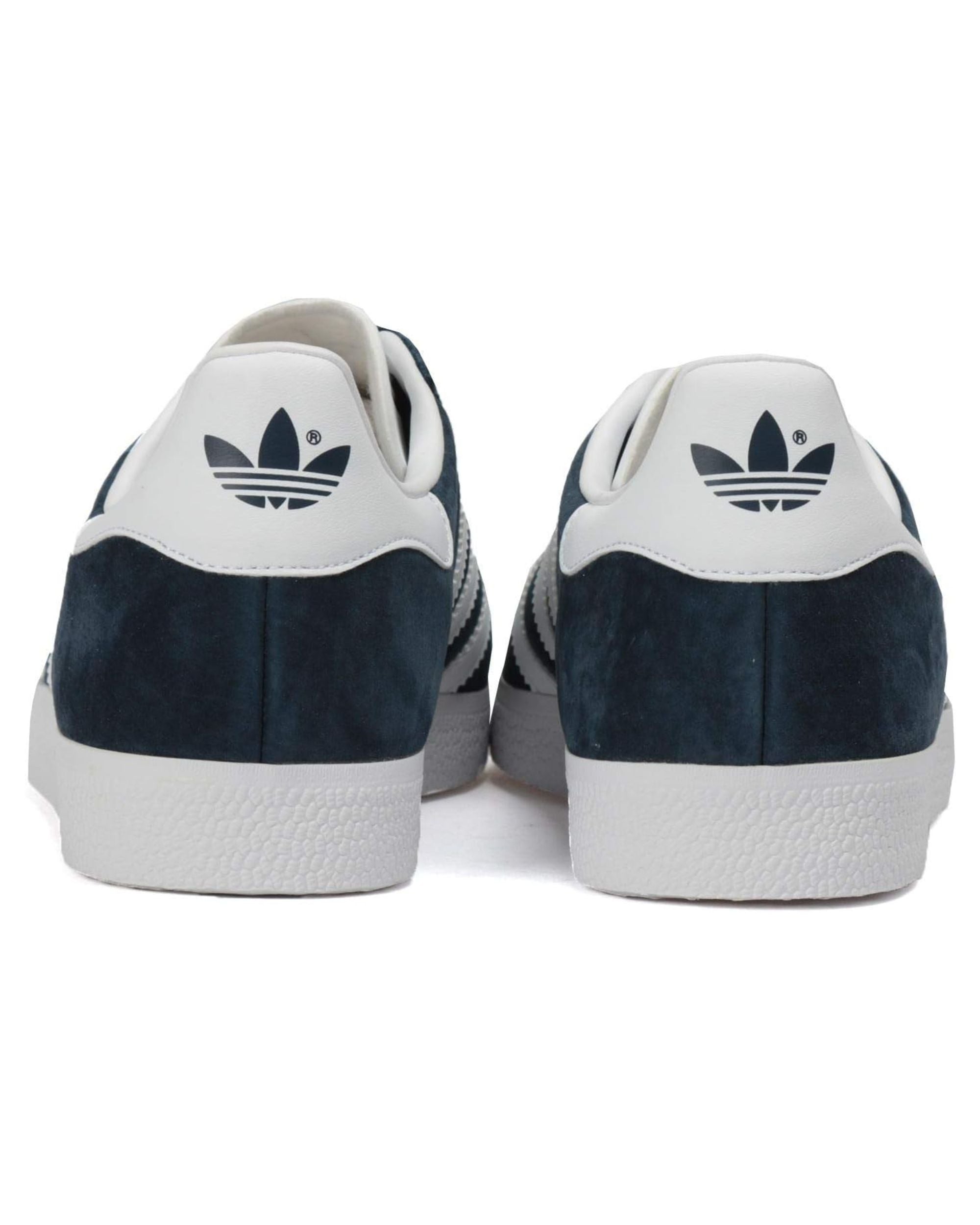 Adidas Sneaker Casual Gazelle in Pelle Suede Blu Navy Uomo