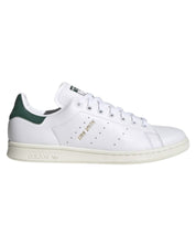 Adidas Sneaker Casual Stan Smith Tomaia in Pelle Bianco Verde Uomo