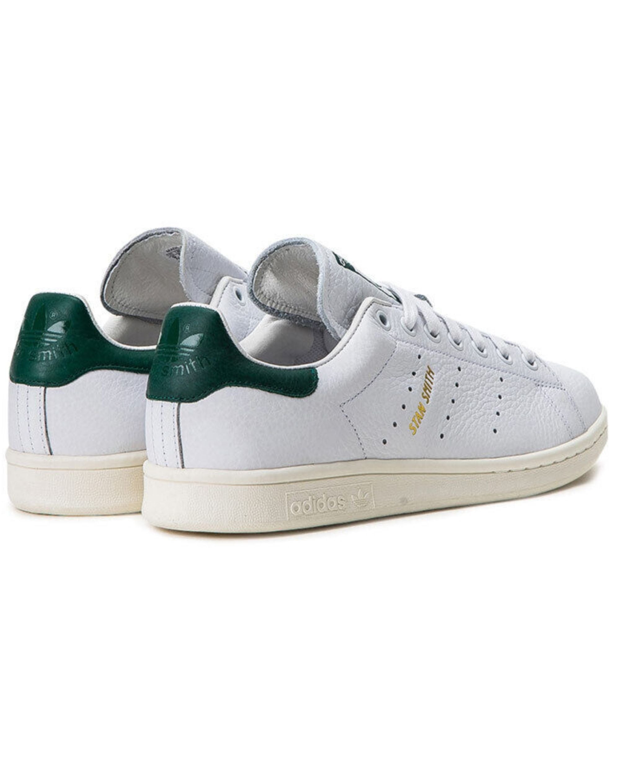 Adidas Sneaker Casual Stan Smith Tomaia in Pelle Bianco Verde Uomo