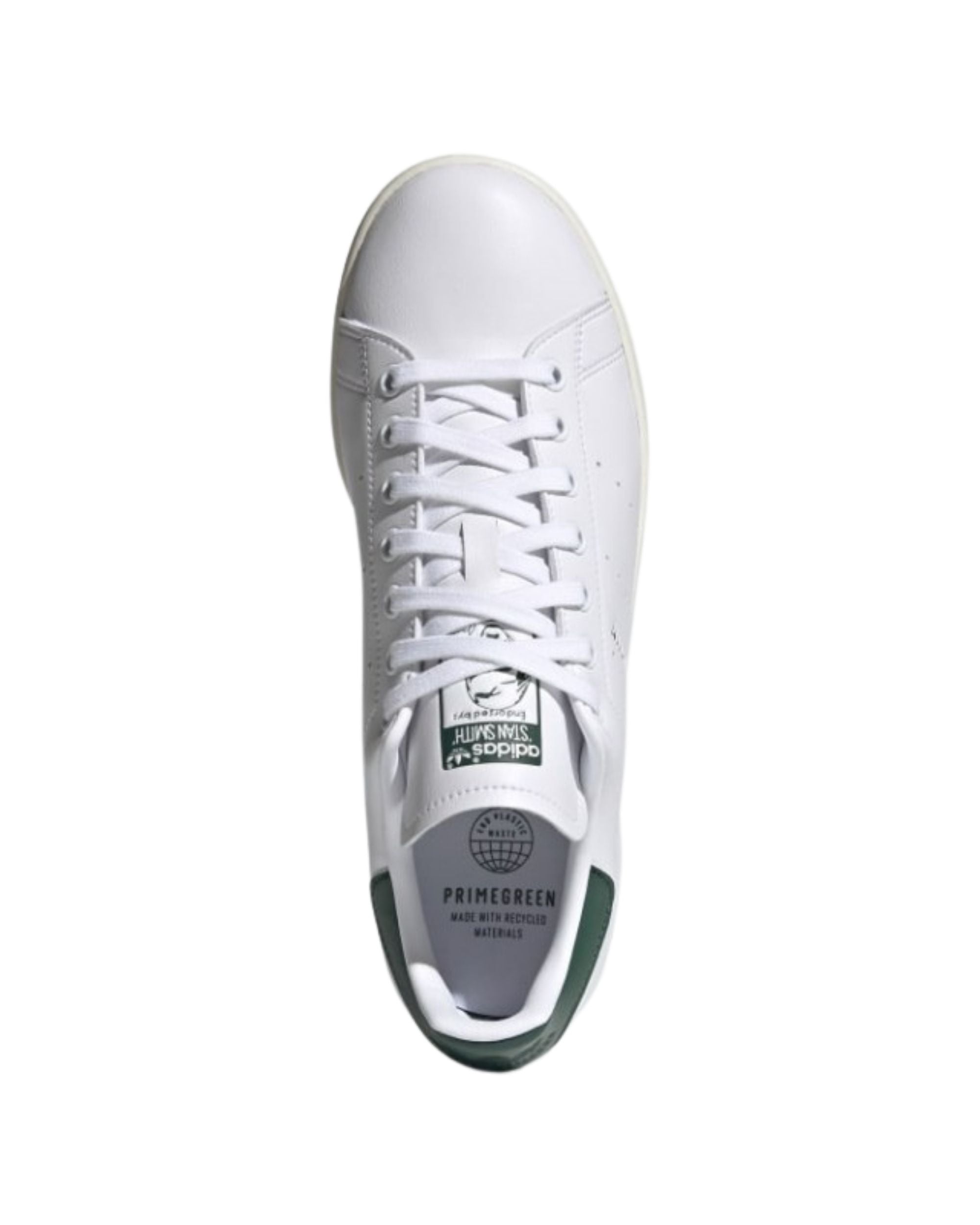 Adidas Sneaker Casual Stan Smith Tomaia in Pelle Bianco Verde Uomo