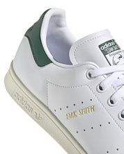 Adidas Sneaker Casual Stan Smith Tomaia in Pelle Bianco Verde Uomo
