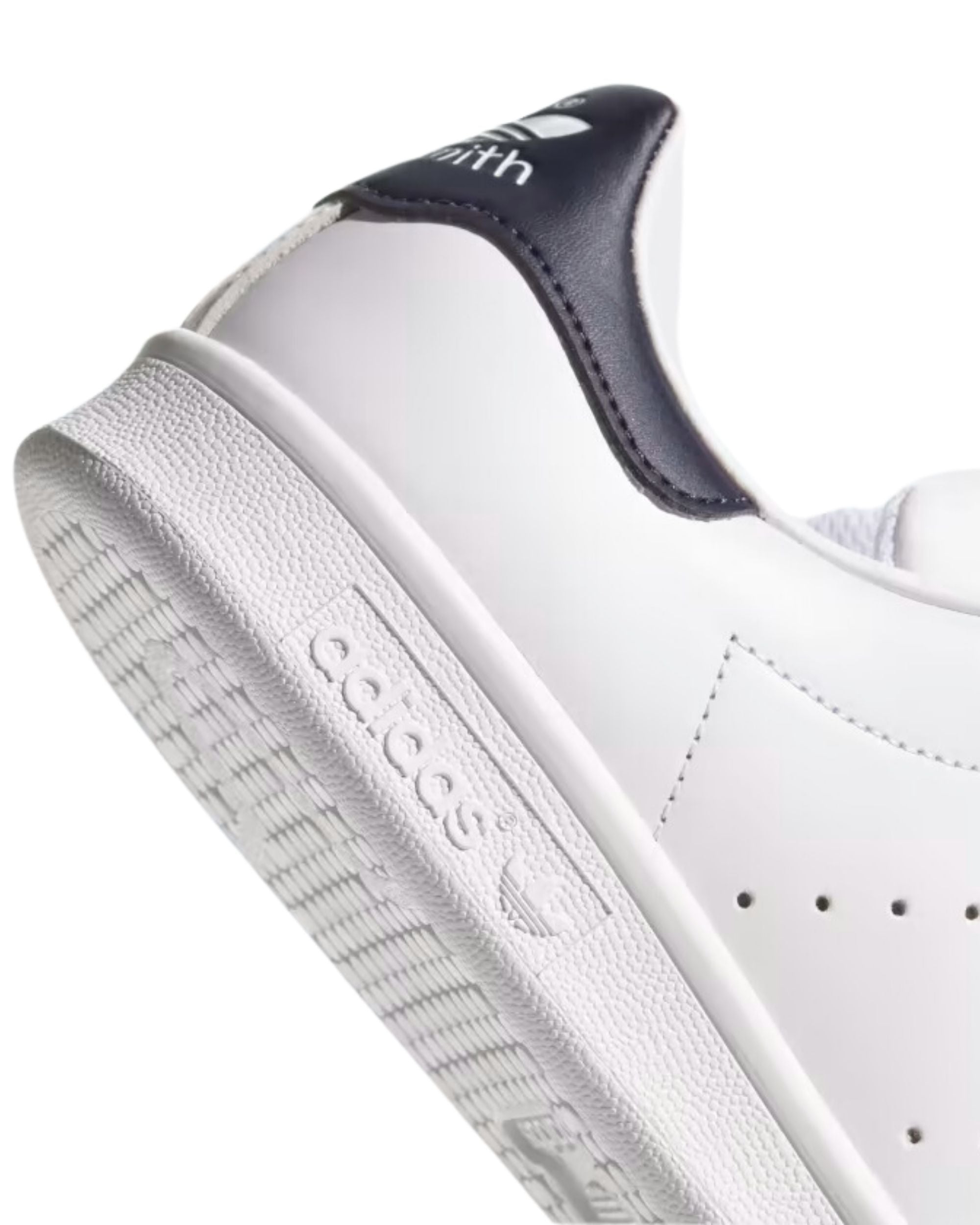 Adidas Scarpe Sneaker Stan Smith in Pelle Bianco Blu Uomo