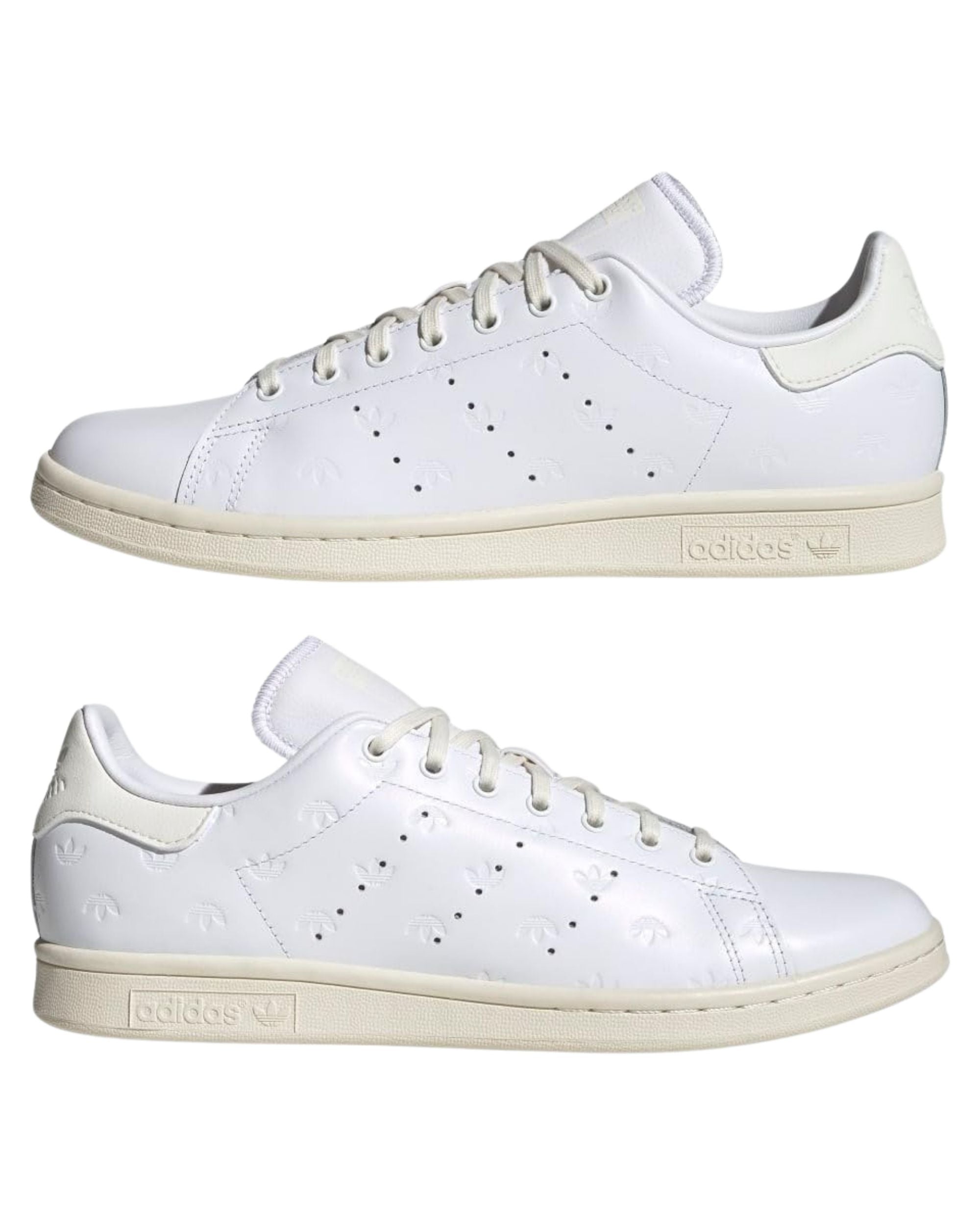 Adidas Sneaker Classiche Tomaia in Pelle Bianco Uomo