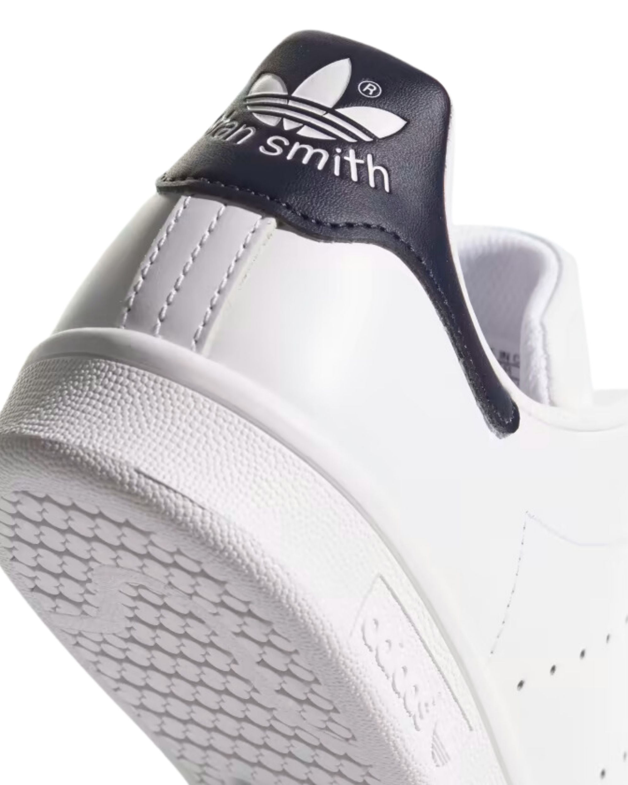 Adidas Sneaker Stan Smith in Pelle Bianco Nero Uomo