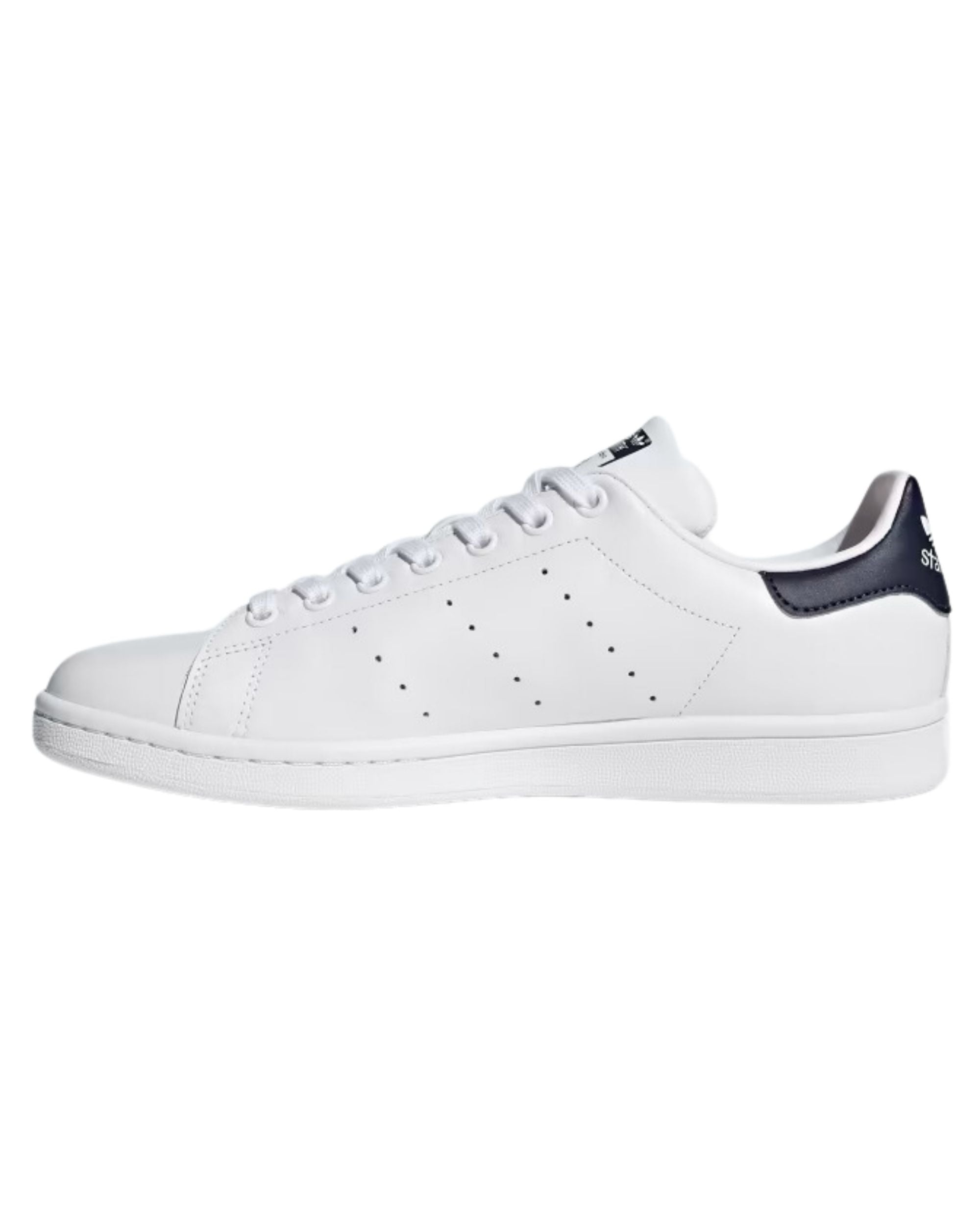 Adidas Sneaker Stan Smith in Pelle Bianco Nero Uomo