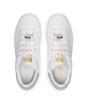 Adidas Sneakers Stan Smith W in Pelle Bianco Dettagli Argento Oro Donna