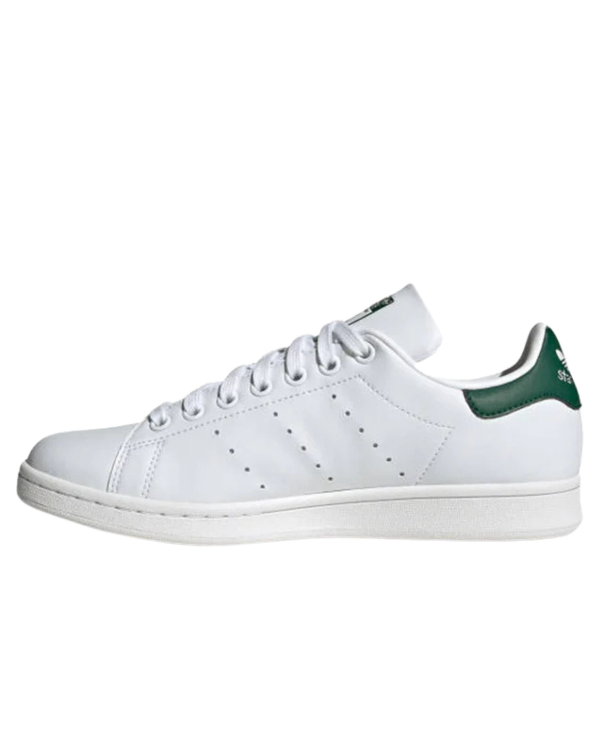 Adidas Sneaker Stan Smith in Pelle Bianco Verde Donna