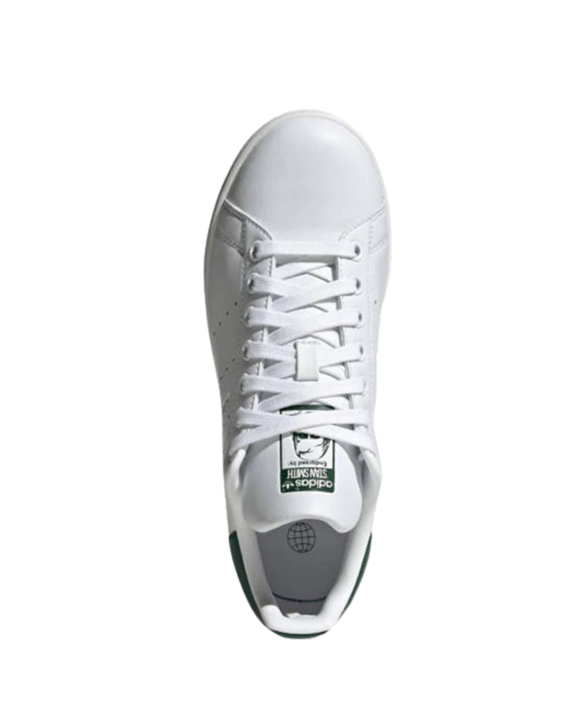Adidas Sneaker Stan Smith in Pelle Bianco Verde Donna