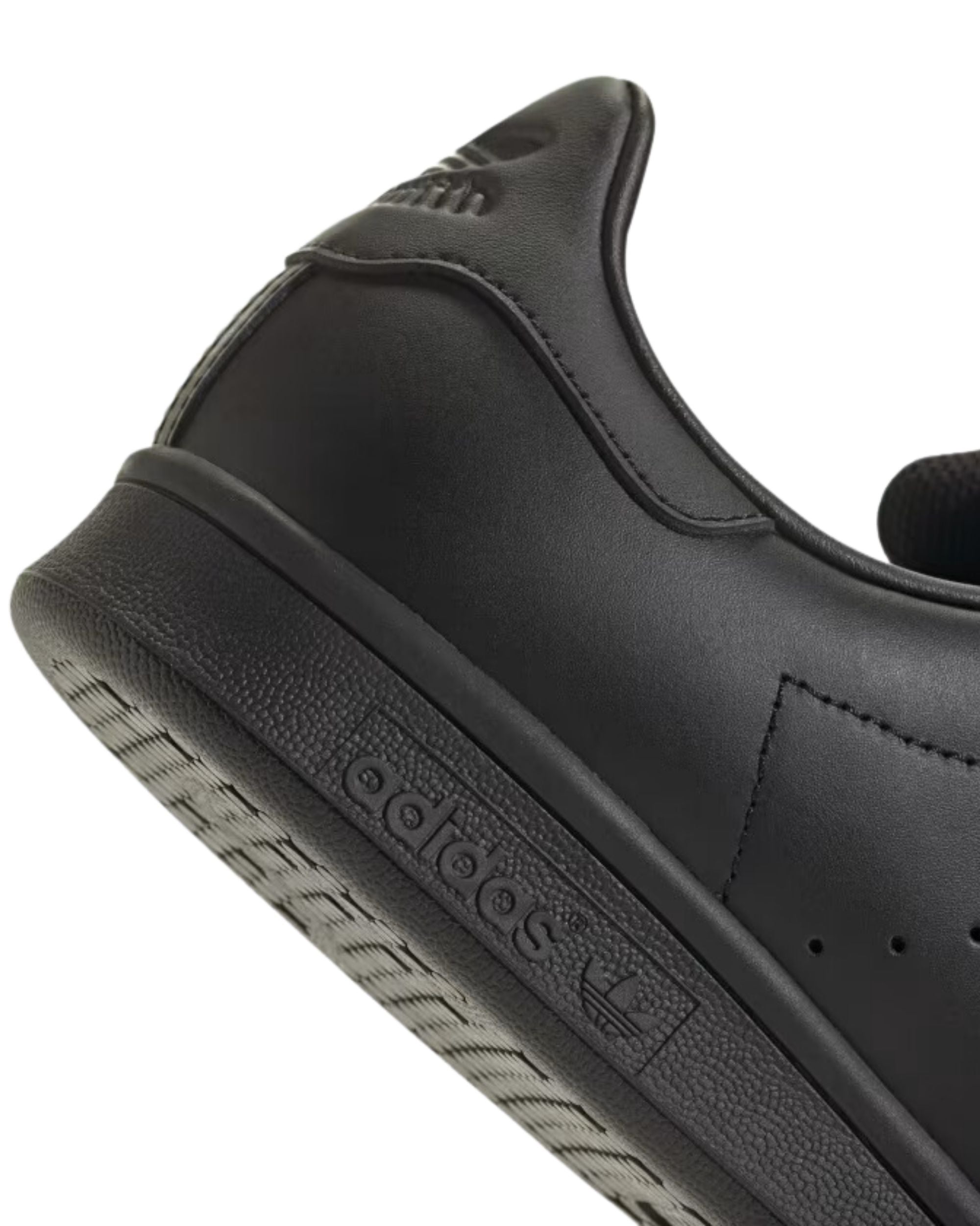 Adidas Sneakers 'Stan Smith Pure' Tomaia in Pelle Nero Uomo