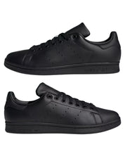 Adidas Sneakers 'Stan Smith Pure' Tomaia in Pelle Nero Uomo