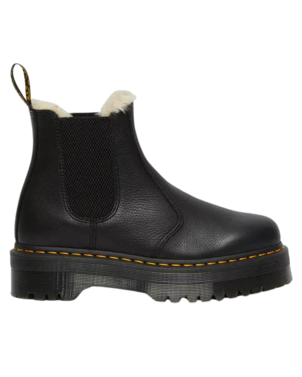 Dr Martens Chelsea 2976 Quad Fl Nero Donna