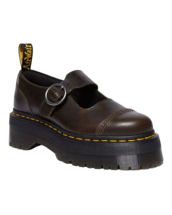 Dr Martens2 Addina Orleans Con Platform Marrone Donna