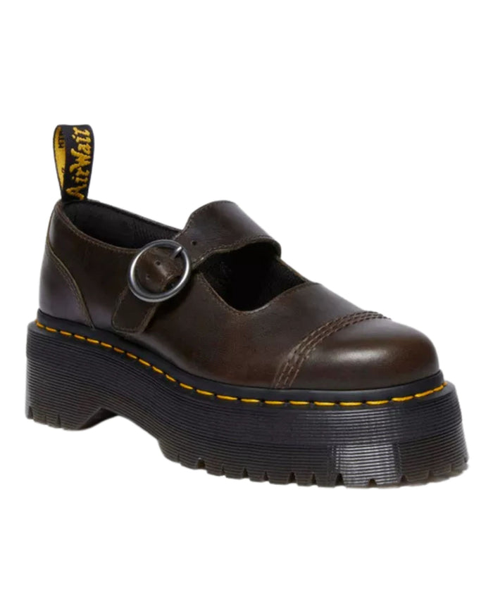 Dr Martens2 Addina Orleans Con Platform Marrone Donna 1