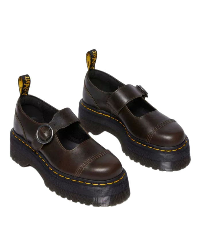 Dr Martens2 Addina Orleans Con Platform Marrone Donna 6