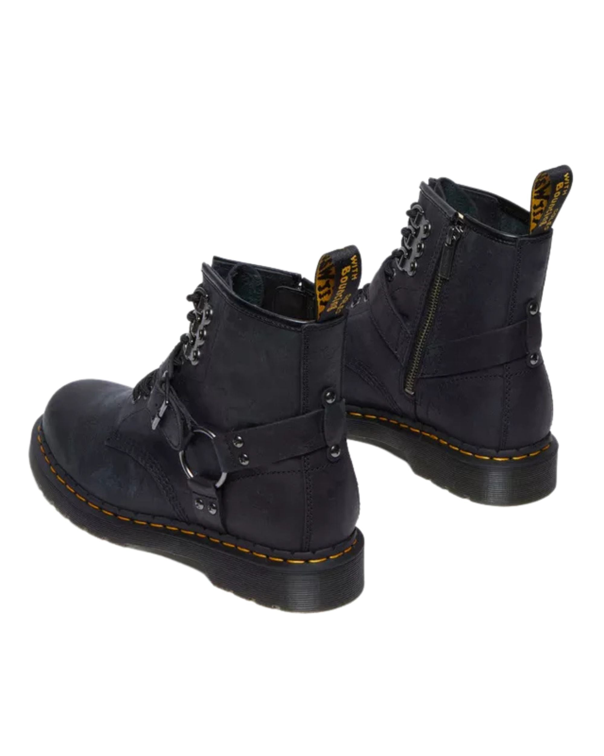 Dr. Martens Stivaletto 1460 Hdw Pull Up Nero Donna