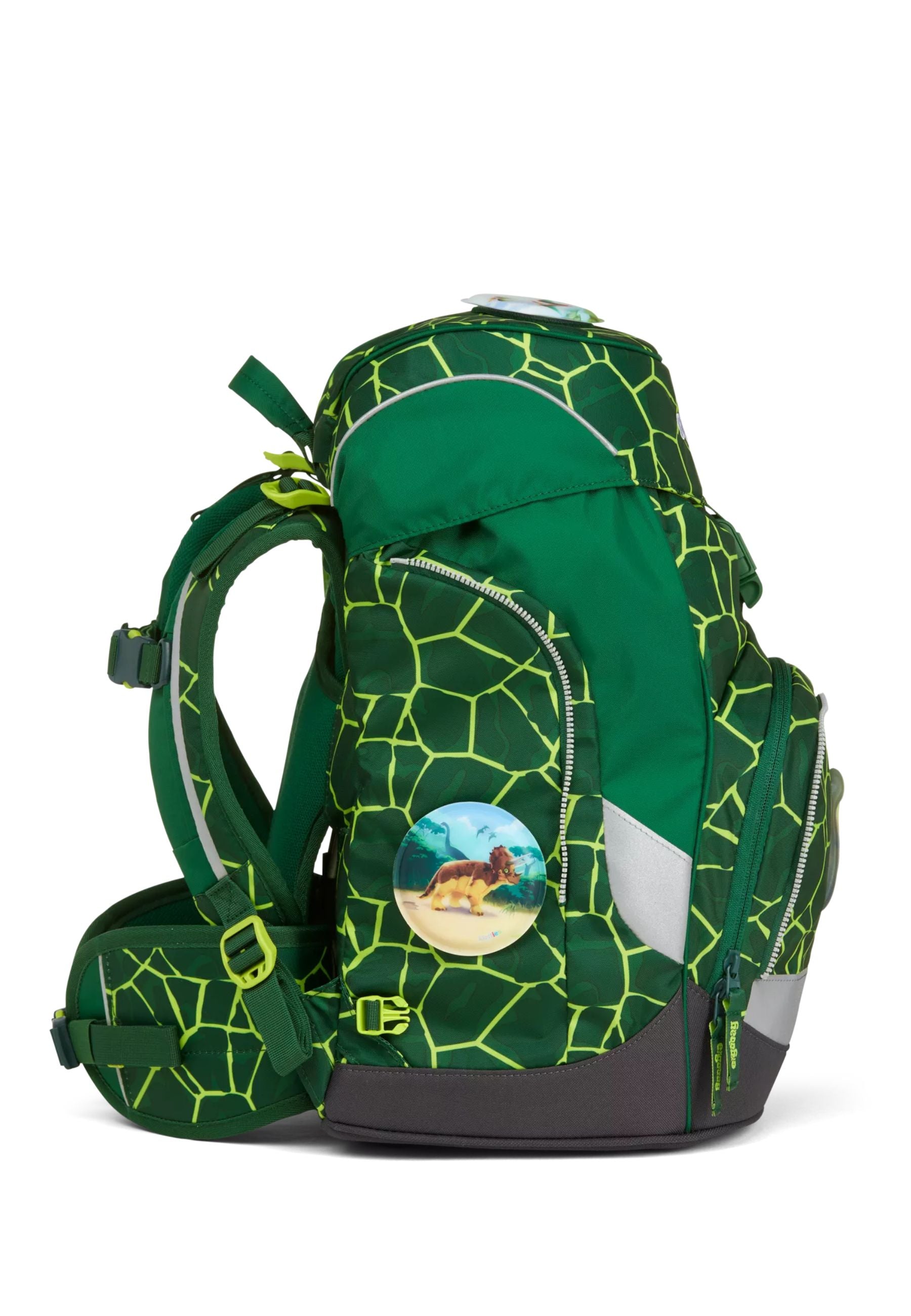 Ergobag Set prime zaino portapenne Ergonomico Personalizzabile Eco Resistente Acqua Sporco Verde Bambino bearrex