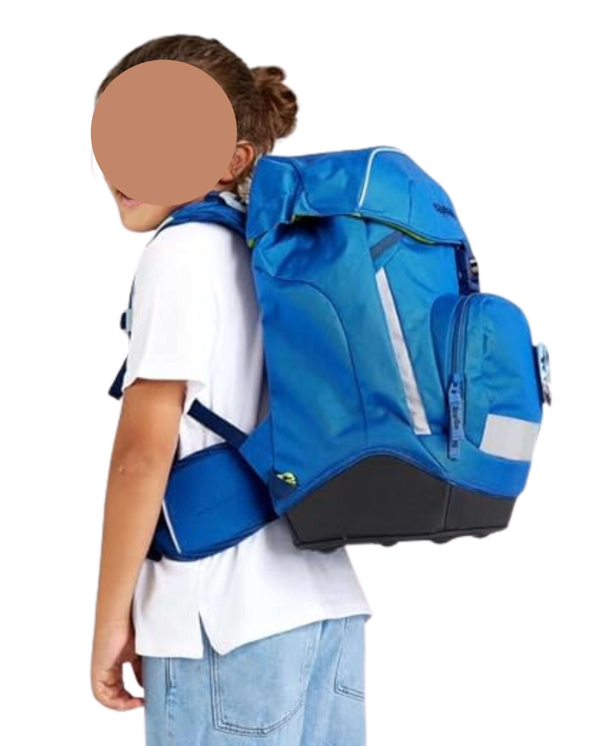 Ergobag Ergonomico Personalizzabile Eco Resistente Acqua Sporco Blu Bambino