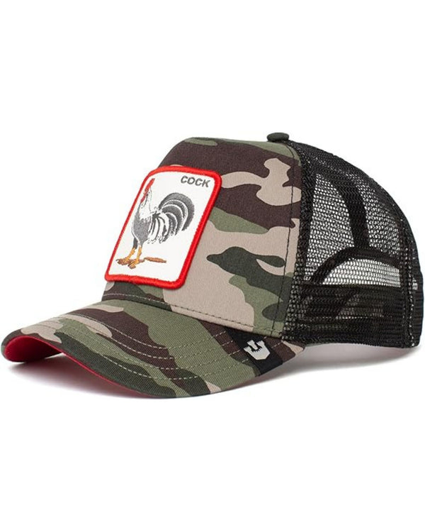 Goorin Bros. Trucker Cap Con Visiera Patch Animale 'camo Rooster' Pattern Unisex