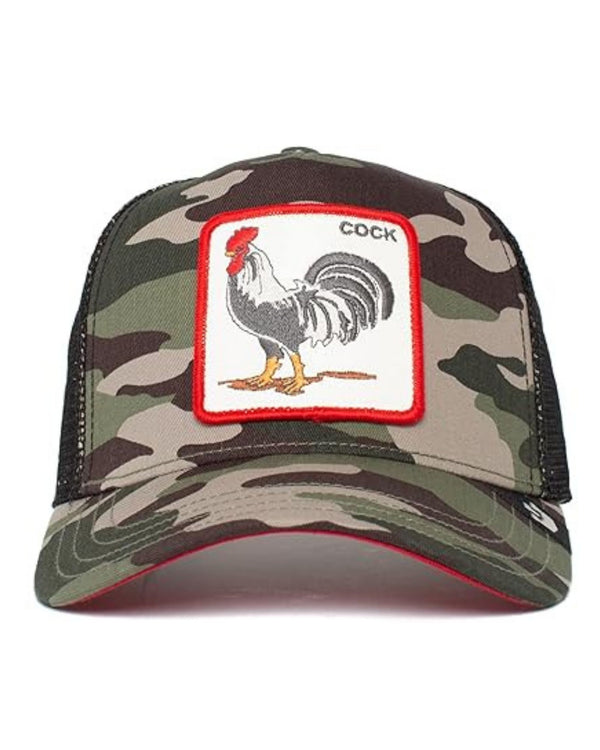 Goorin Bros. Trucker Cap Con Visiera Patch Animale 'camo Rooster' Pattern Unisex-2