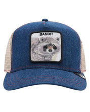 Goorin Bros. Cappellino Trucker Cap Denim Collection 'the Bandit' Blu Beige Unisex