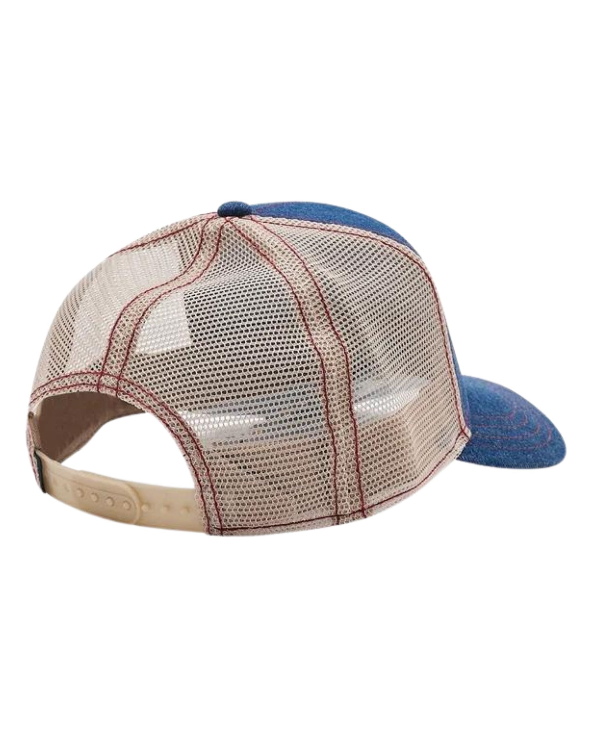 Goorin Bros. Cappellino Trucker Cap Denim Collection 'the Bandit' Blu Beige Unisex