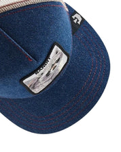 Goorin Bros. Cappellino Trucker Cap Denim Collection 'the Bandit' Blu Beige Unisex