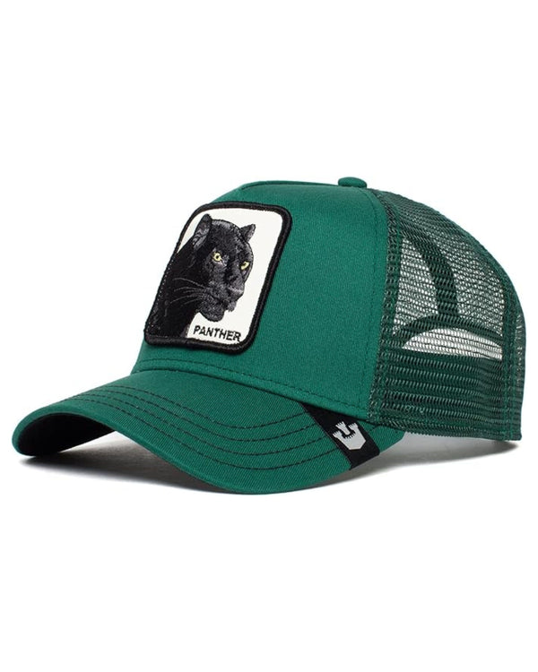 Goorin Bros. Trucker Cap Cappellino Animal Farm 'the Panther' Verde Unisex-2