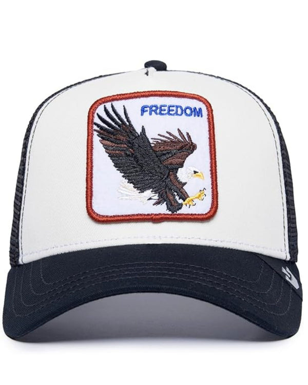 Goorin Bros. Trucker Cap Cappellino Animal Farm 'the Freedom Eagle' Bianco Unisex