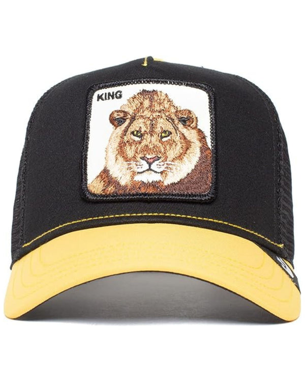 Goorin Bros. Trucker Cap Cappellino Animal Farm 'the King Lion' Nero Unisex