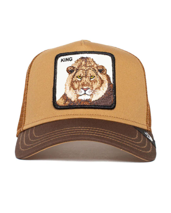 Goorin Bros. Trucker Cap Cappellino Animal Farm 'the King Lion' Giallo Unisex