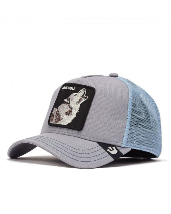 Goorin Bros. Trucker Cap Cappellino Animal Farm 'lone Wolf' Grigio Unisex-2