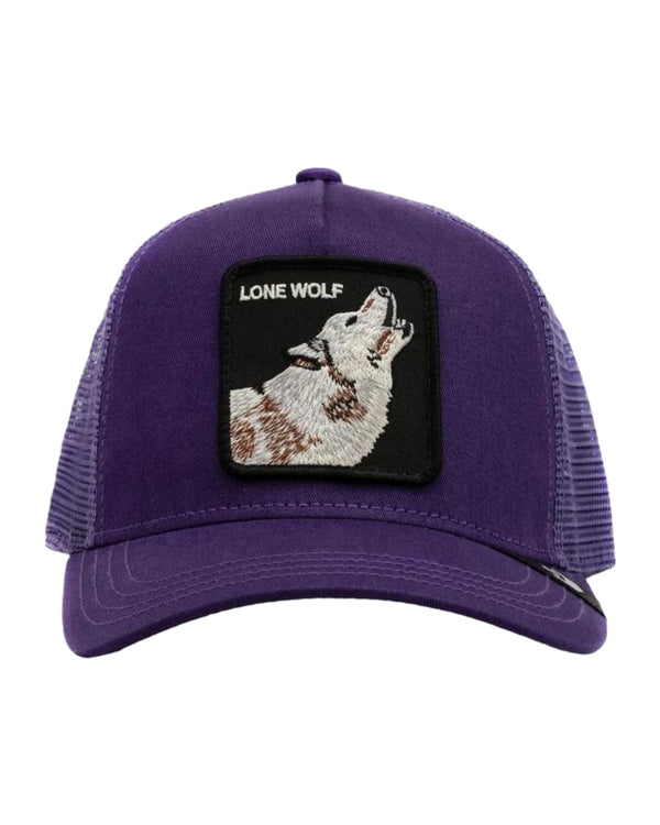 Goorin Bros. Trucker Cap Cappellino Animal Farm 'lone Wolf' Viola Unisex