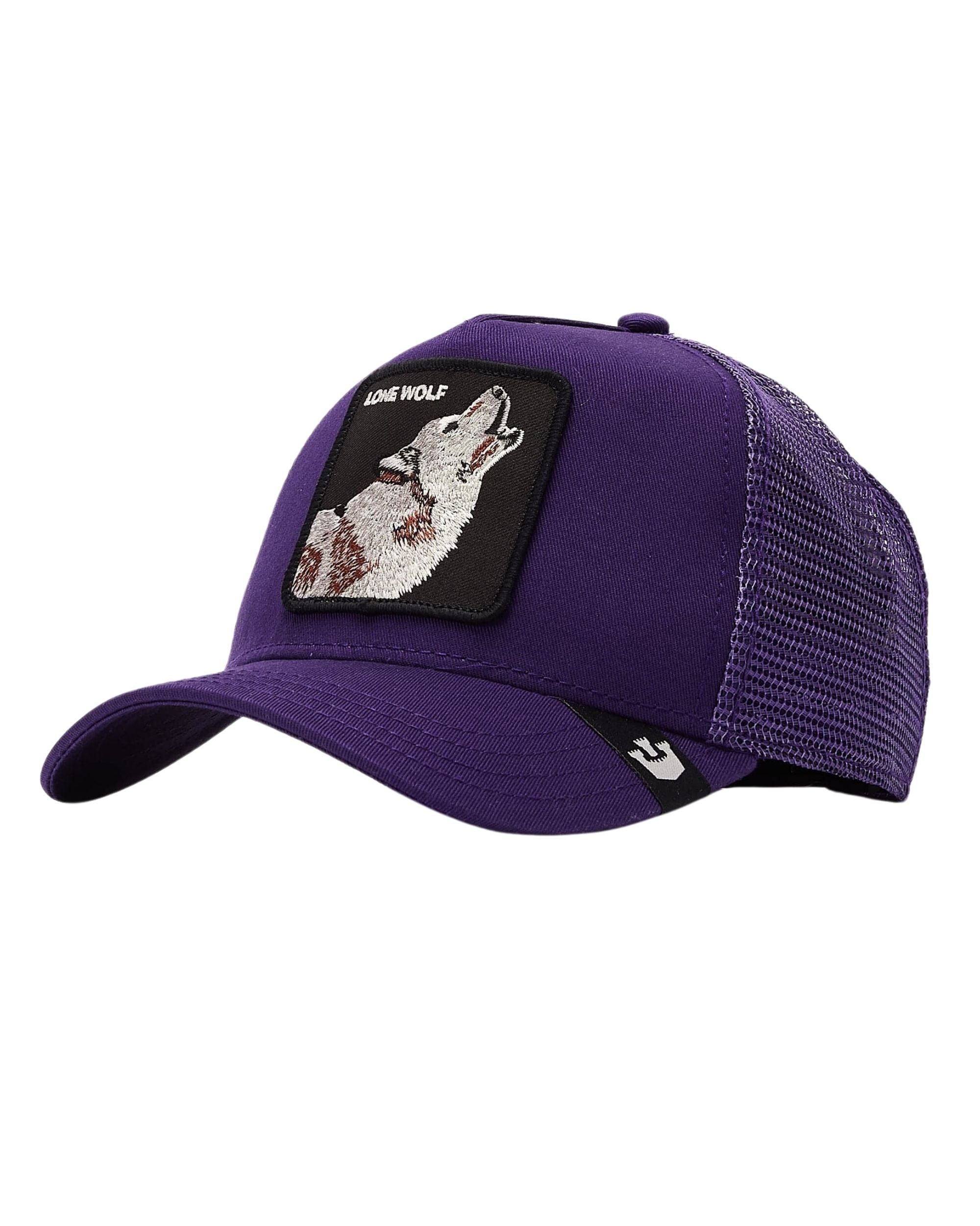 Goorin Bros. Trucker Cap Cappellino Animal Farm 'lone Wolf' Viola Unisex