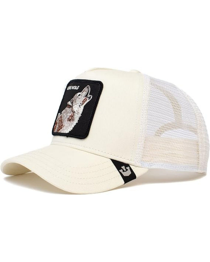 Goorin Bros. Trucker Cap Cappellino Animal Farm 'lone Wolf' Bianco Unisex 1